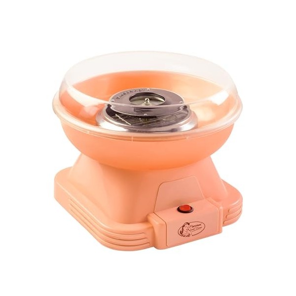 Bestron machine barbe à papa, Cotton Candy Maker avec 10 bâtonnets & cuillère à mesurer, idéal pour les anniversaires denfan