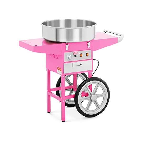 Royal Catering Machine à Barbe à Papa Professionnelle RCZC-1200-W Puissance: 1 200 watts, Diamètre de la cuve : 52 cm, Avec 