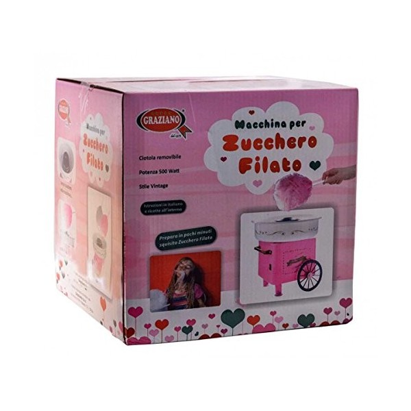 Graziano 1401 Machine à Sucre Filé, Compus