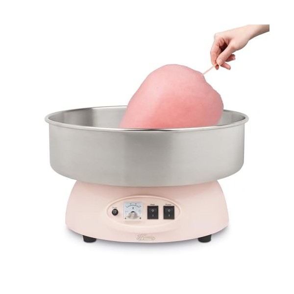 H.Koenig Machine à Barbe à papa CIRCUS8, Machine professionelle, Supports antidérapants, Ajustement automatique de la tempéra