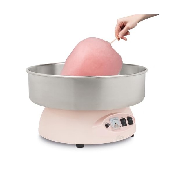 H.Koenig Machine à Barbe à papa CIRCUS8, Machine professionelle, Supports antidérapants, Ajustement automatique de la tempéra