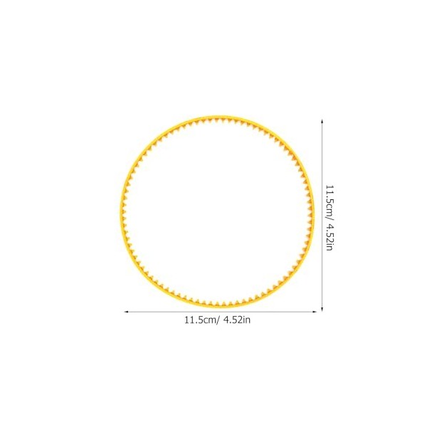 PRETYZOOM 4 Pièces De Rechange Pour Machine à Sucre Fil Électrique De Rechange De Ceinture Pour Machine À Sucre Fil Commercia