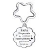 POIUYTRE Cadeau Fête du Papa Cadeau Papa Porte-clés Papa Cadeau Anniversaire pour Papa Cadeau Noël Papa Cadeaux pour Papa Fêt