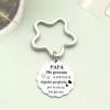 POIUYTRE Cadeau Fête du Papa Cadeau Papa Porte-clés Papa Cadeau Anniversaire pour Papa Cadeau Noël Papa Cadeaux pour Papa Fêt