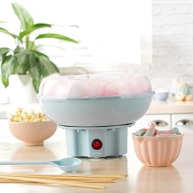 Petra Machine à Barbe à Papa,Sans BPA, avec 50 bâtonnets & cuillère doseuse, Utilisez du Sucre Ordinaire ou Bonbons Durs sans