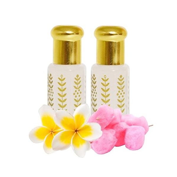 Musc Tahara Aromatisé Monoï et Barbe à papa - Lots de 2, un Aromatisé Barbe à papa et un Aromatisé monoï | - Expédition rapid