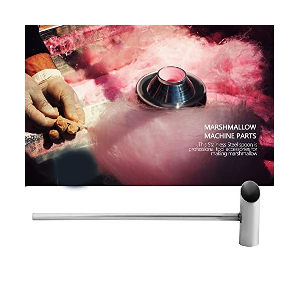 29 Cm Machine Barbe à Papa Machine Barbe à Papa Sucre Cuillère en Acier Inoxydable Poignée Cuillère Machine Pièces de Rechang