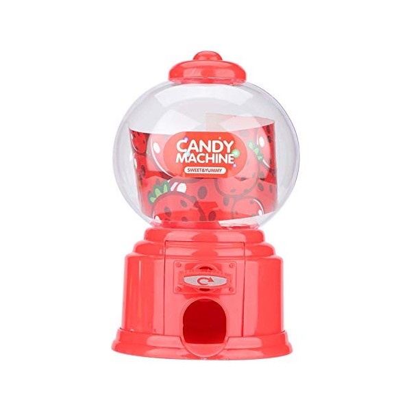 Alomejor Mini Machine à Bonbons et Distributeur de Collations, Machine à Chewing-Gum à Jetons pour Distributeur de Gommes Amu
