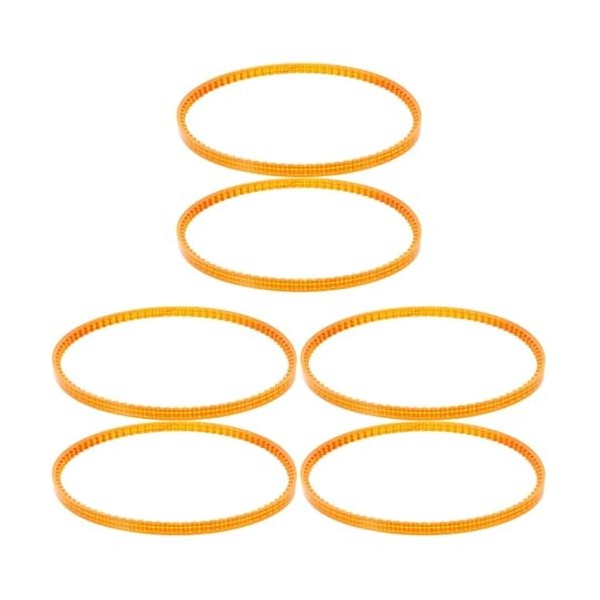 Ciieeo Lot de 6 accessoires pour machine à barbe à papa - Sangles pour distributeur de sucre - Courroie pour machine à barbe 