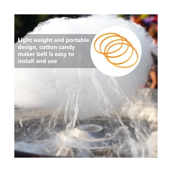 ABOOFAN Lot de 4 ceintures réutilisables pour machine à guimauve