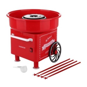 KASANOVA Machine à barbe à papa W500 Rouge Blanc