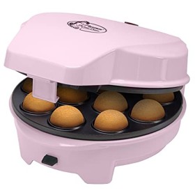 Bestron Appareil à gâteaux rétro 3 en 1 "Cakemaker", Pour faire des beignets, des muffins et des cake pop, Sweet Dreams, Revê