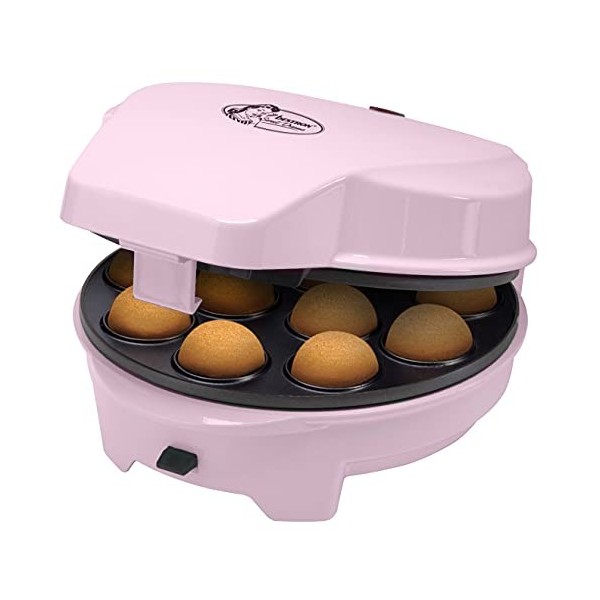 Bestron Appareil à gâteaux rétro 3 en 1 "Cakemaker", Pour faire des beignets, des muffins et des cake pop, Sweet Dreams, Revê