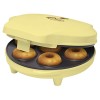 Bestron Appareil à donuts au Design Rétro, Mini-Machine à Donuts pour 7 petits Donuts, inclut Témoin de Cuisson & Revêtement 