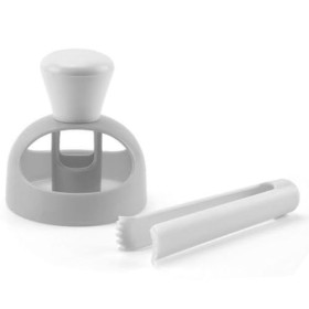 Space Home - Coupe-Pâte + Pince - Moule à Beignets - Découpeur de Beignets - Presse à Beignets - Moule à Biscuits