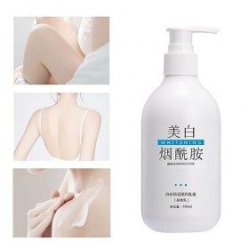 Lotion Pour le Corps Blanchissante Au Niacinamide Hydrate En Profondeur la Peau Lisse Et Blanchissante Crème Pour le Corps Hy