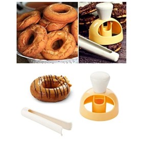 Topyond Moule à Beignets en Plastique Anti-adhésif de qualité Alimentaire pour Cuisine et Restaurant