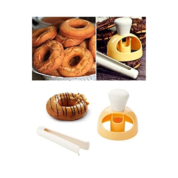 Topyond Moule à Beignets en Plastique Anti-adhésif de qualité Alimentaire pour Cuisine et Restaurant