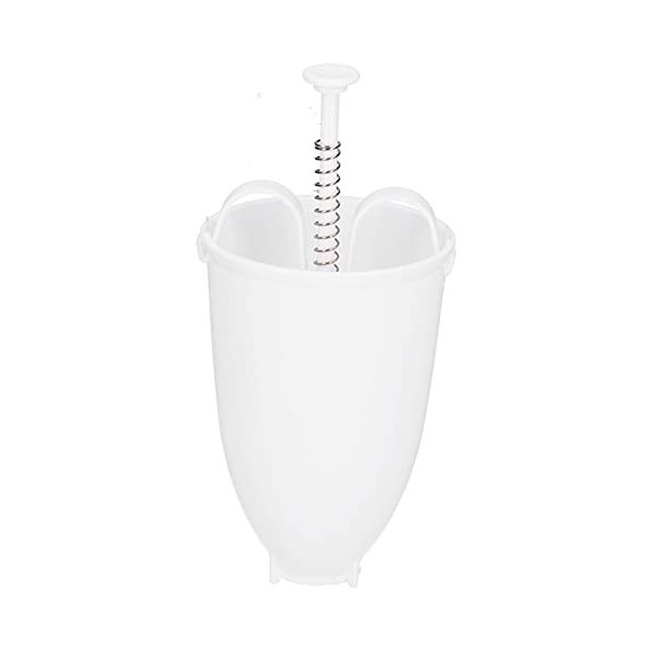 Moule à beignets, machine à beignets, anti-adhésif avec ressort de compression pour gâteaux, pour cuisines ménagères blanc 