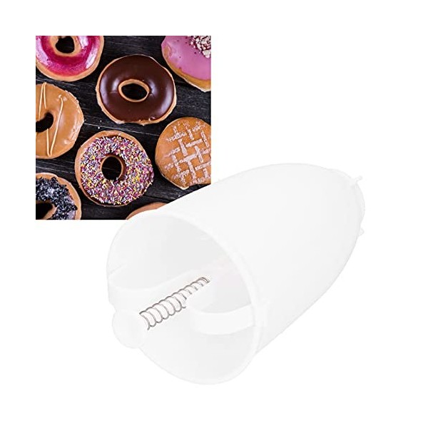 Donut Maker, outil de fabrication de beignets de cuisine manuel de démoulage facile pour beignet white 