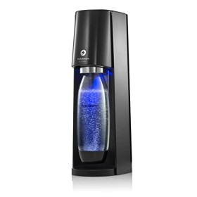 SodaStream E-TERRA Machine à Eau Pétillante et Soda Électrique | Pack 1 Bouteille 1L Compatible Lave-Vaisselle + 1 Recharge d