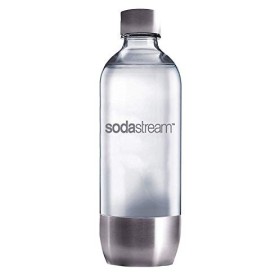 sodastream Bouteille de Gazéification Classique Base Métal, Grand Modèle 1 L, Matière : Pet, sans BPA