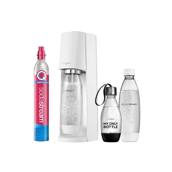 SodaStream Terra Blanc Pack Promo avec 3 Bouteilles