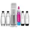 Machine à eau pétillante Sodastream DUO Blanc avec 2 carafes et 2 bouteilles Fuse