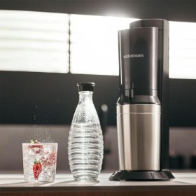 sodastream Cristal 3.0 en métal, Acier Inoxydable Noir