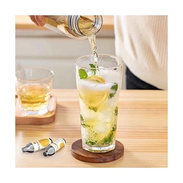 OTE CO2 Capsules Soda Maker, 40 Pièces, Cartouches de CO2 8g Machine eau Petillante Recharge Gaz, Adaptées aux Barboteurs de