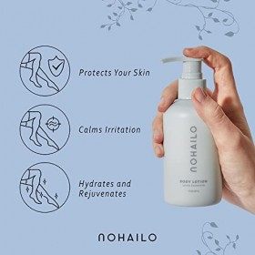 Nohailo – Lait Hydratant au Beurre de Karité – Crème Corps Hydratante & Revitalisante pour tous Type de Peau – Soin Corporel 