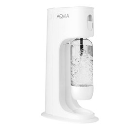 Aqvia Machine à gazéifier Balance avec bouteille en PET sans BPA blanc 