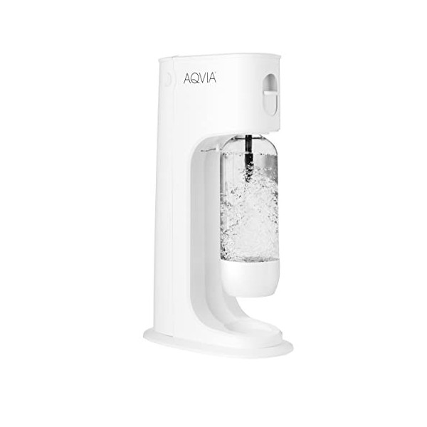 Aqvia Machine à gazéifier Balance avec bouteille en PET sans BPA blanc
