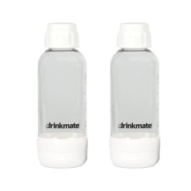 iSoda 002-01-2X Drinkmate Bottle , 0.5 L, White by iSODA
