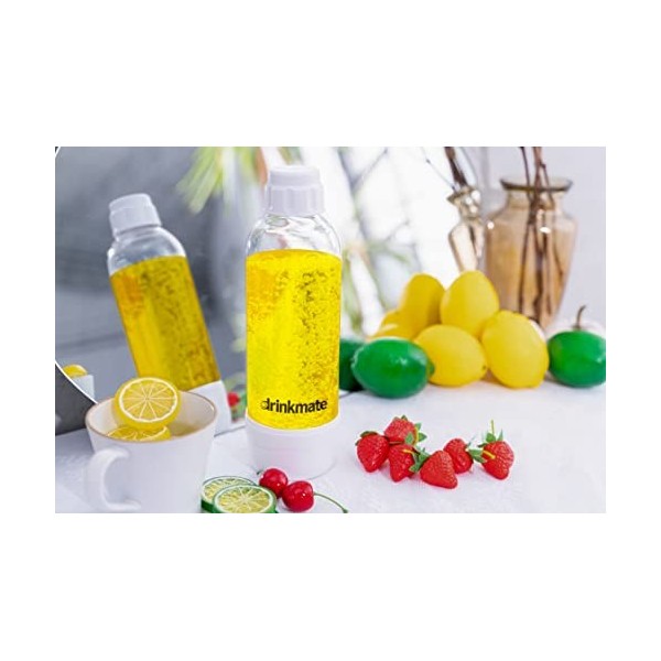 iSoda 002-01-2X Drinkmate Bottle , 0.5 L, White by iSODA