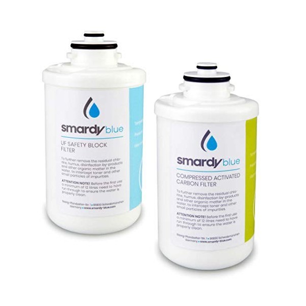 smardy Filtre de rechange 2en1 Set pour Soda & Cool Machine à soda - Filtro de bloque de carbón activado + Ultrafiltration m