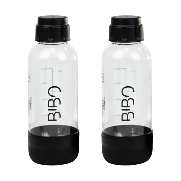 BIBO Fizz Bottles – Bouteille deau gazeuse réutilisable sans BPA – Bouteille de soda pour boissons gazeuses en déplacement –