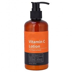 237ML Lotion Hydratante pour le Corps à la Vitamine C Crème Réparatrice pour le Corps Lissante Soins de la Peau Hydratant et 