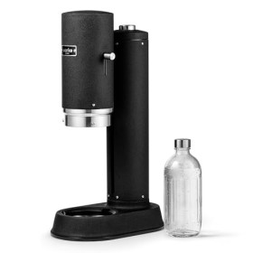 Aarke Carbonator Pro, Machine à Soda avec Bouteille en Verre, Finition Noir mat