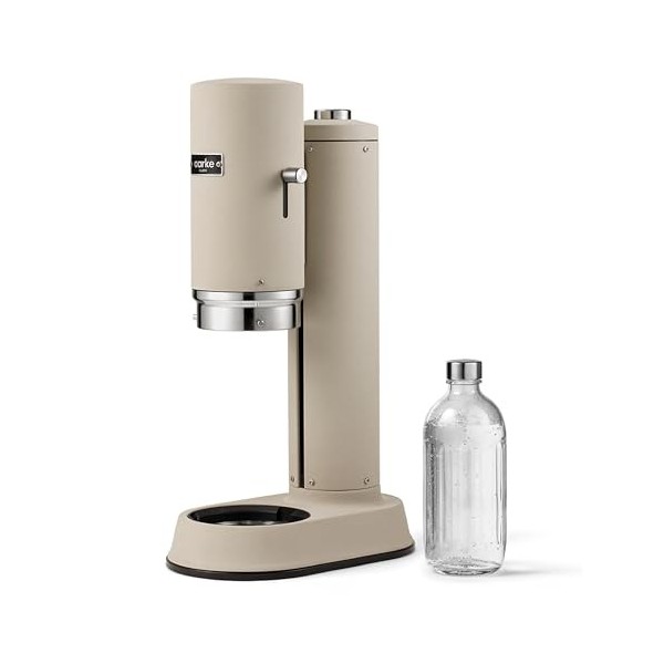 Aarke Carbonator Pro, Machine à Soda avec Bouteille en Verre, Finition Noir mat