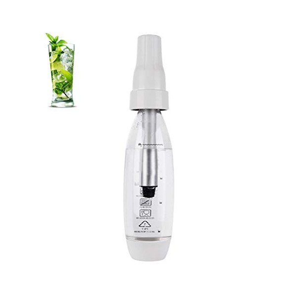 Kikier Machine à eau pétillante portable pour usage domestique, 1000 ml, PET, couleurs assorties