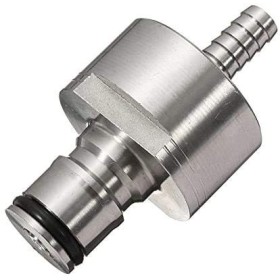 Namvo Bouchon de gazéification en acier inoxydable de 0,6 cm avec bouchon de gazéification en forme de bouteille de soda pour