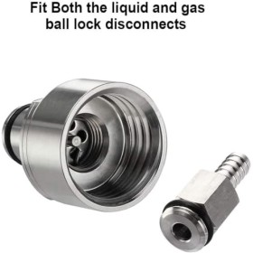 Namvo Bouchon de gazéification en acier inoxydable de 0,6 cm avec bouchon de gazéification en forme de bouteille de soda pour