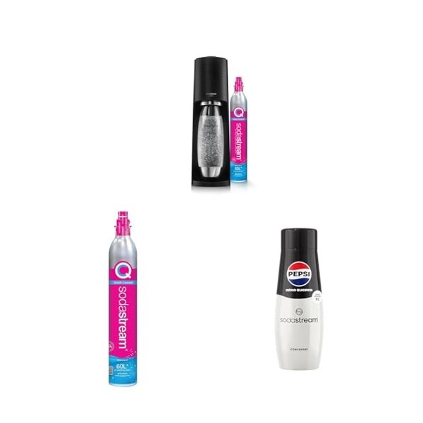 Terra noire + Cylindre CQC rose + Pepsi sans sucres