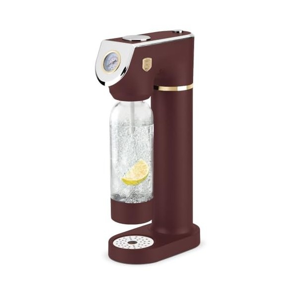 BERLINGER HAUS Machine à soda Sodaar + 2 bouteilles, collection Leonardo | Respectueux de lenvironnement et élégant
