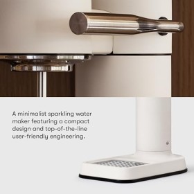 Aarke Carbonator 3, Machine à Soda avec Bouteille deau, Finition Blanc mat
