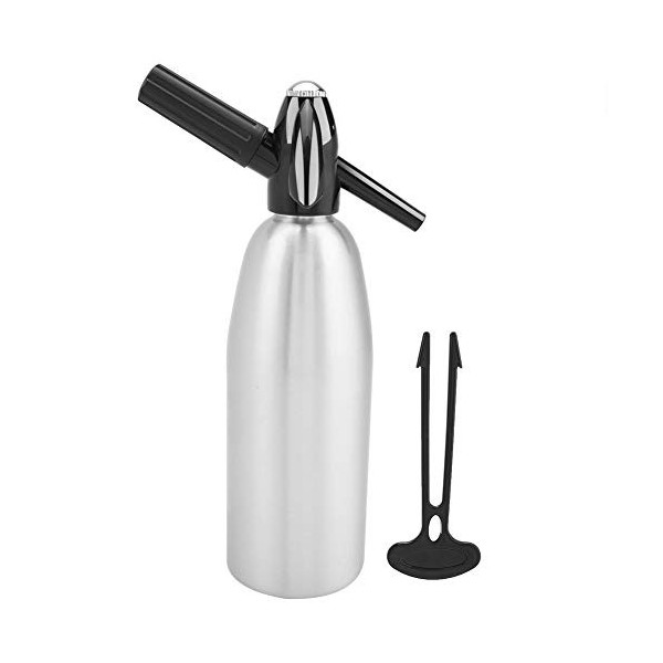 Bouteille Deau, 1LSoda Maker Home Soda Water Siphon Alliage Soda Sparkling Water Maker Fizzy Soda Machine Parfait Pour Leau