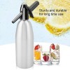 Bouteille Deau, 1LSoda Maker Home Soda Water Siphon Alliage Soda Sparkling Water Maker Fizzy Soda Machine Parfait Pour Leau