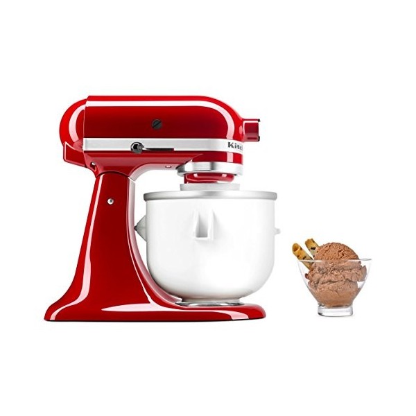 KitchenAid 5KICA0WH Machineà glace accessoire pour tous les mixeurs KitchenAid 