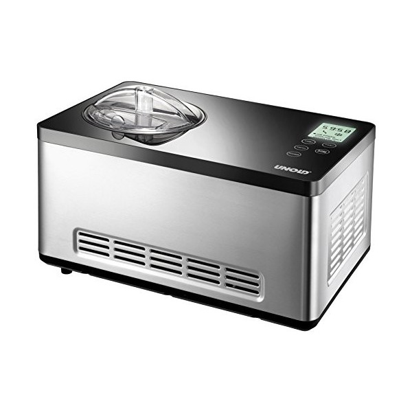 Unold 2074013 Gusto Turbine à Glace Réfrigérante Argent